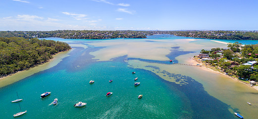 Image showing Port Hacking South Sydney Panorama