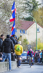 Image showing The Cyclist Tsgabu Gebremaryam Grmay - Paris-Nice 2016