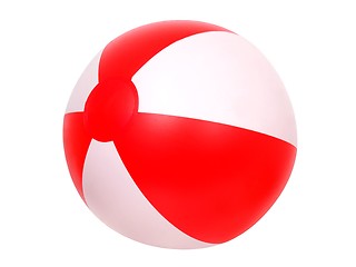 Image showing Isolated beach ball