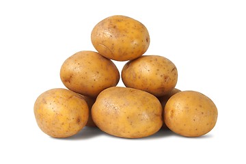 Image showing Heap of potatoes