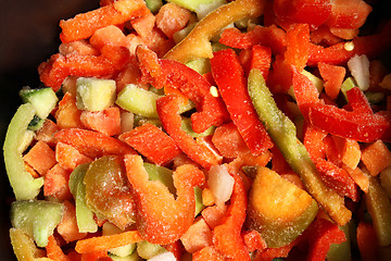 Image showing Assortment of mixed frozen vegetables