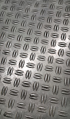 Image showing Texture of metal diamond plate