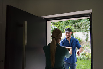 Image showing Pizza Delivery Man