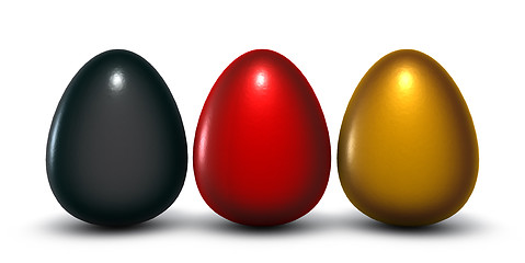 Image showing german easter eggs