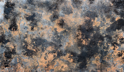 Image showing Rusted metal background