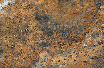 Image showing Rusted metal background