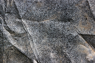 Image showing Twisted sheet of old metal texture