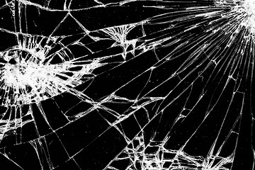 Image showing cracked glass