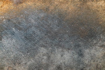 Image showing Textured metal surface with traces of corrosion