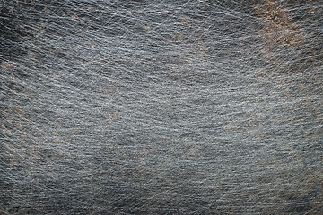 Image showing Textured metal surface with traces of corrosion