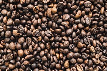 Image showing Surface with coffee beans