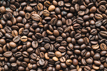 Image showing Surface with coffee beans