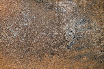 Image showing Textured metal surface with traces of corrosion