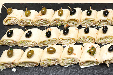 Image showing Wraps Sandwich