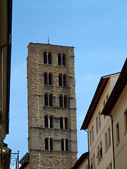 Image showing Belltower in Arezzo