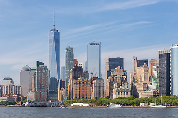 Image showing Panoramic view of Lower Manhattan, New York City, USA