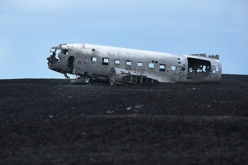 Image showing Plane wreck in Iceland