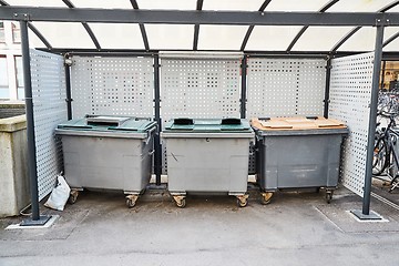 Image showing Dust bin containers