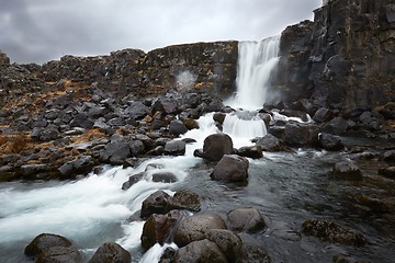 Image showing Waterfall in Iceland