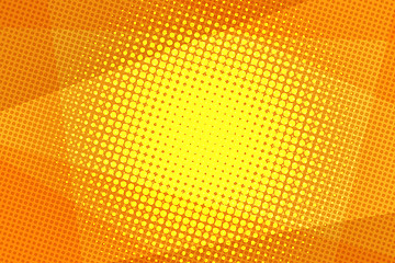 Image showing Orange halftone background