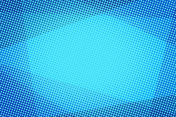 Image showing Blue halftone abstract background