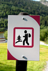 Image showing Norwegian sign