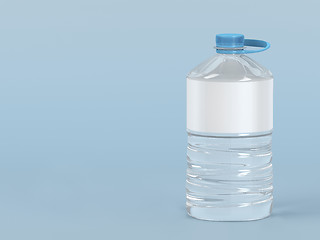 Image showing Large plastic water bottle