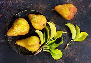 Image showing fresh pears