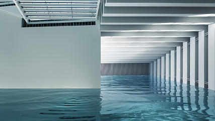 Image showing Modern Indoor Pool