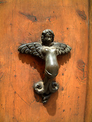 Image showing Cherub Door Knocker