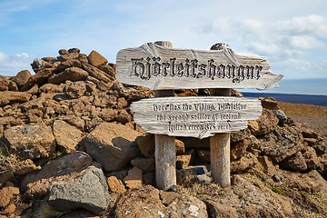 Image showing Viking historic settlement