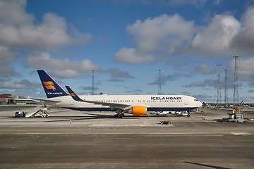 Image showing Airliner of Icelandair