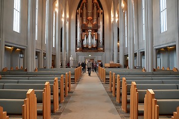 Image showing Modern Cathedral Interior