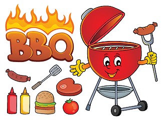 Image showing Barbeque theme set 2