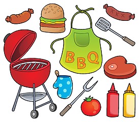 Image showing Barbeque theme set 1