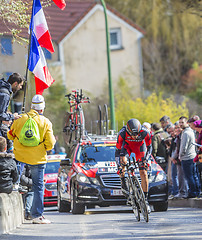 Image showing The Cyclist Amael Moinard - Paris-Nice 2016