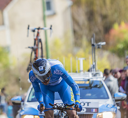 Image showing The Cyclist Thierry Hupond - Paris-Nice 2016 