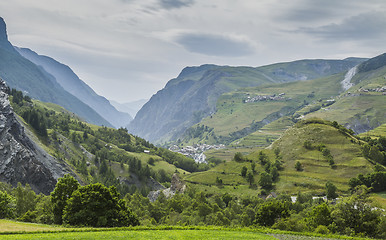 Image showing Bad Weather in Alps