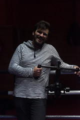 Image showing videographer at work