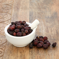 Image showing Rose Hip Dried Fruit Herbal Medicine