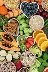 Image showing Healthy High Fiber Food