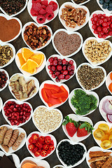 Image showing Health Food for a Healthy Heart