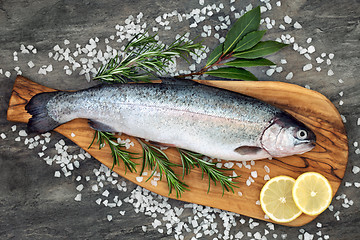 Image showing Rainbow Trout Healthy Heart Food