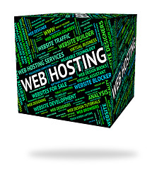 Image showing Web Hosting Means Net Webhost And Text