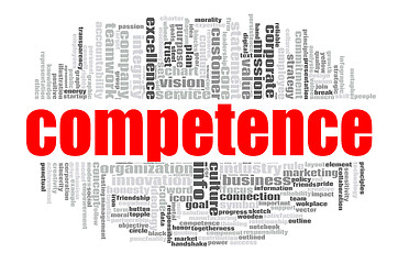 Image showing Competence word cloud