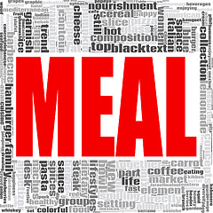 Image showing Meal word cloud