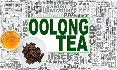 Image showing Oolong tea word cloud