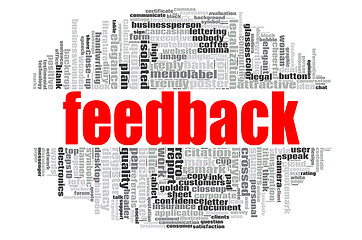 Image showing Feedback word cloud