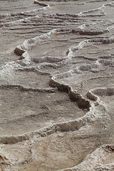 Image showing Relief travertine patterns