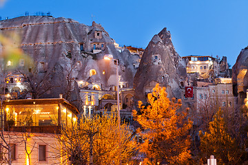 Image showing Night Goreme city, Turkey